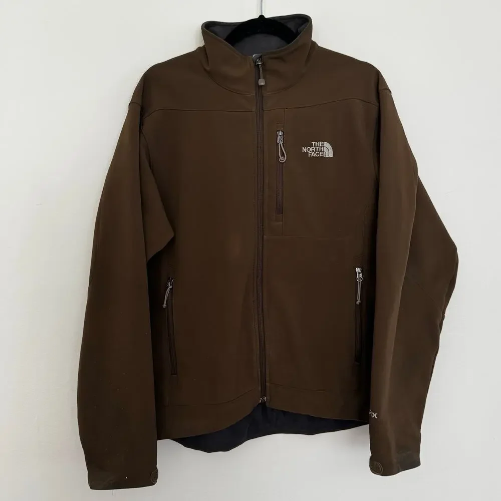 The North Face Apex Bionic Jacket in Chocolate Brown